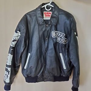 Vintage Leather Betty Boop jacket